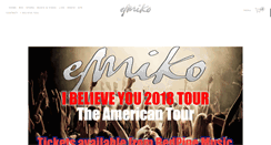 Desktop Screenshot of emikomusic.com